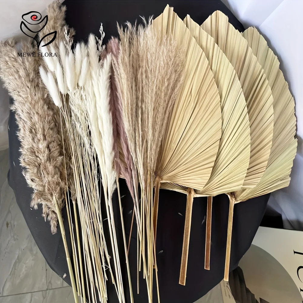 Pampas Grass Decor - 35 Stuks Natuurlijke Pampas Gras Boho
