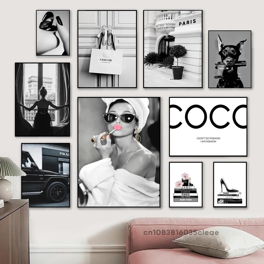 Home Decor Y2K - Mode Luxe Auto Canvas Art Coco