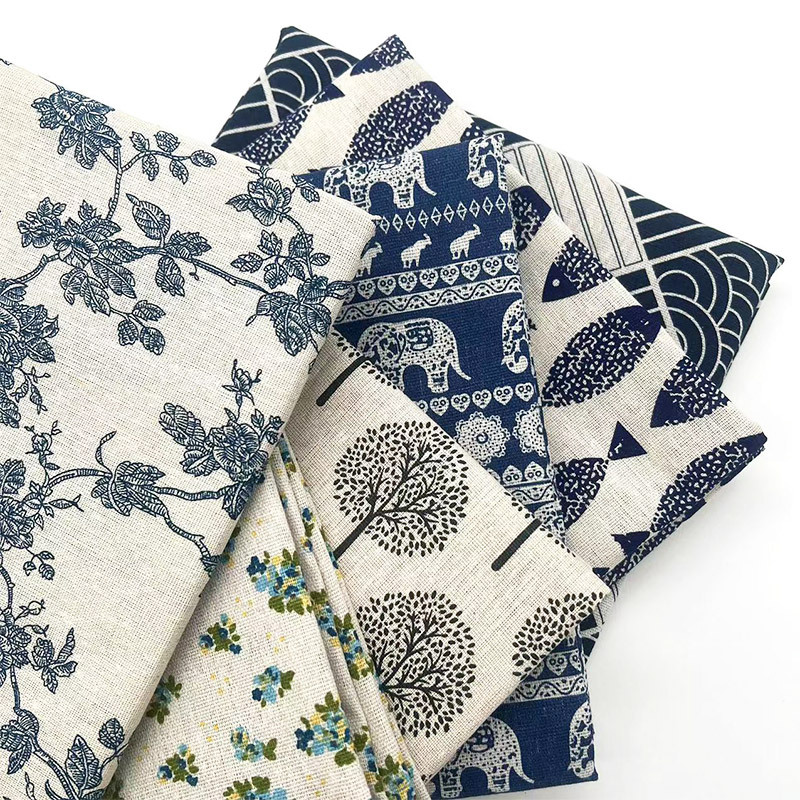 Vintage blauwe bloemenkatoenen - Linen Table Runner recensie en prijs