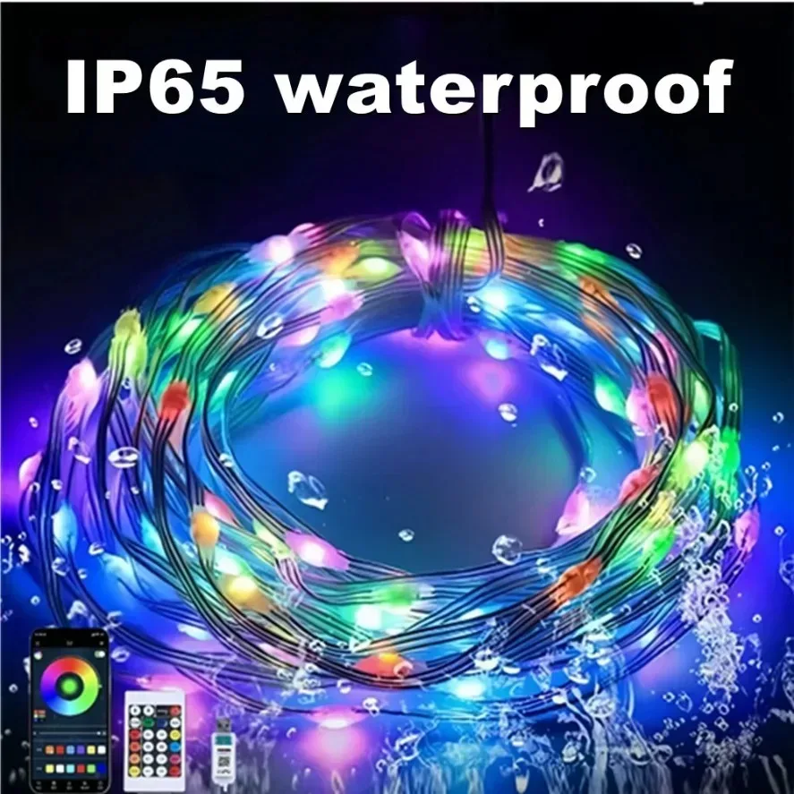 5-20m WS2812B RGB LED-lichtsno - Home Decor Free App recensie en prijs
