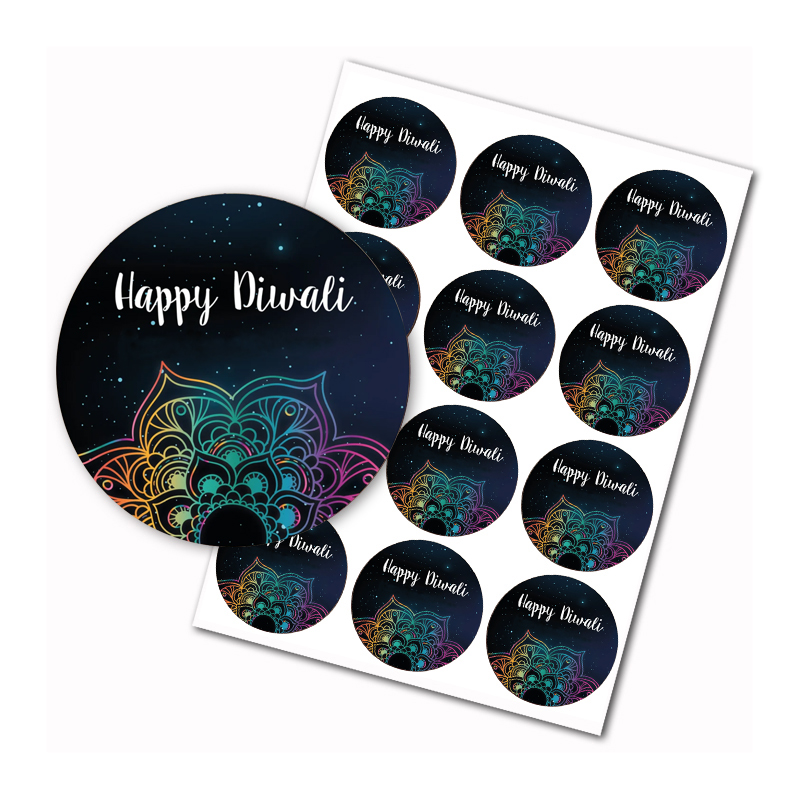 Happy Diwali Stickers Indian F - Home Decor Indonesia recensie en prijs