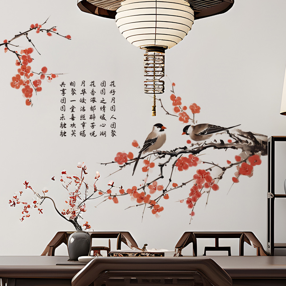 Chinese stijl pruimenbloesem v - Home Decor Indonesia recensie en prijs