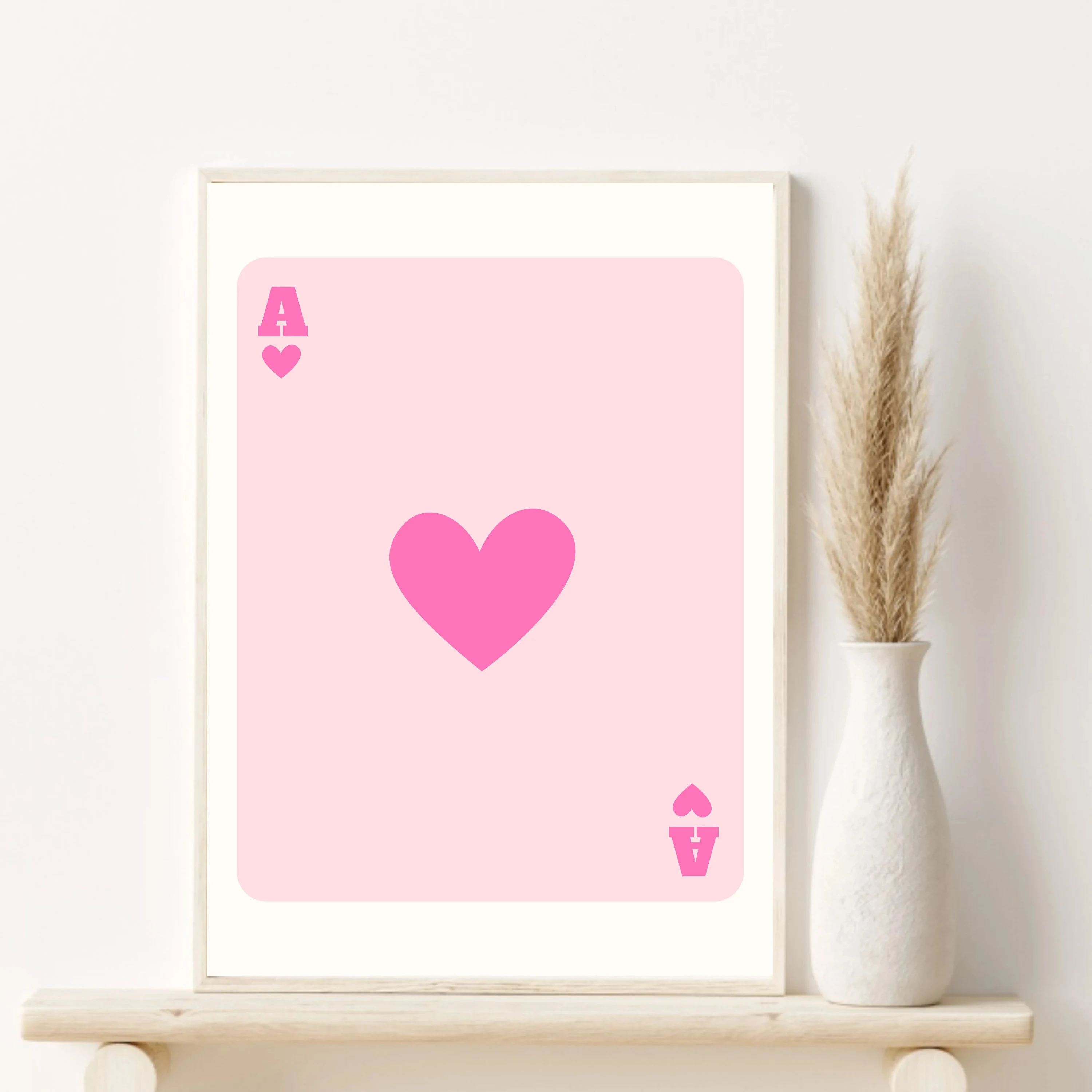 1pc canvas schilderij roze Mat - Home Decor Y2K recensie en prijs