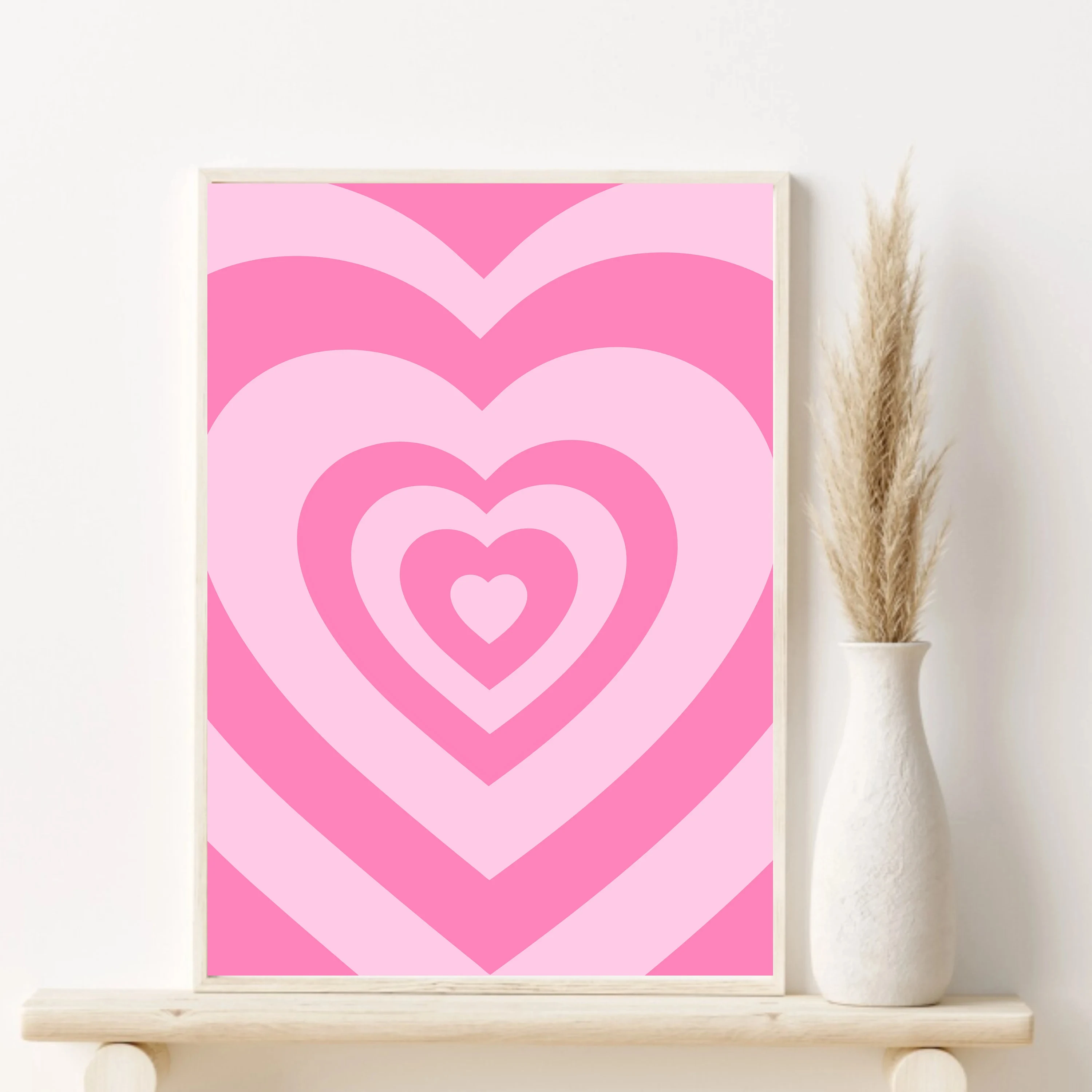 1pc canvas schilderij roze Mat - Home Decor Y2K recensie en prijs