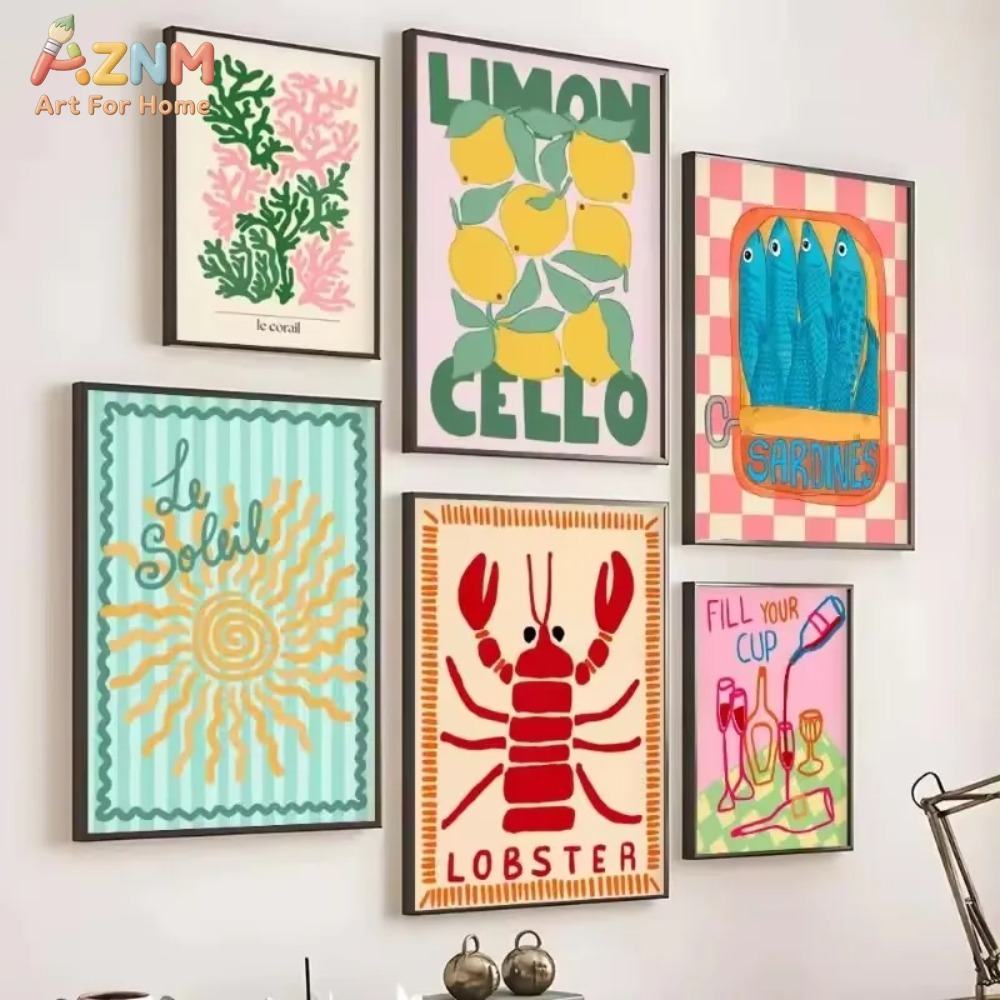 AZNM Kleurrijke zomerse citroe - Home Decor Y2K recensie en prijs