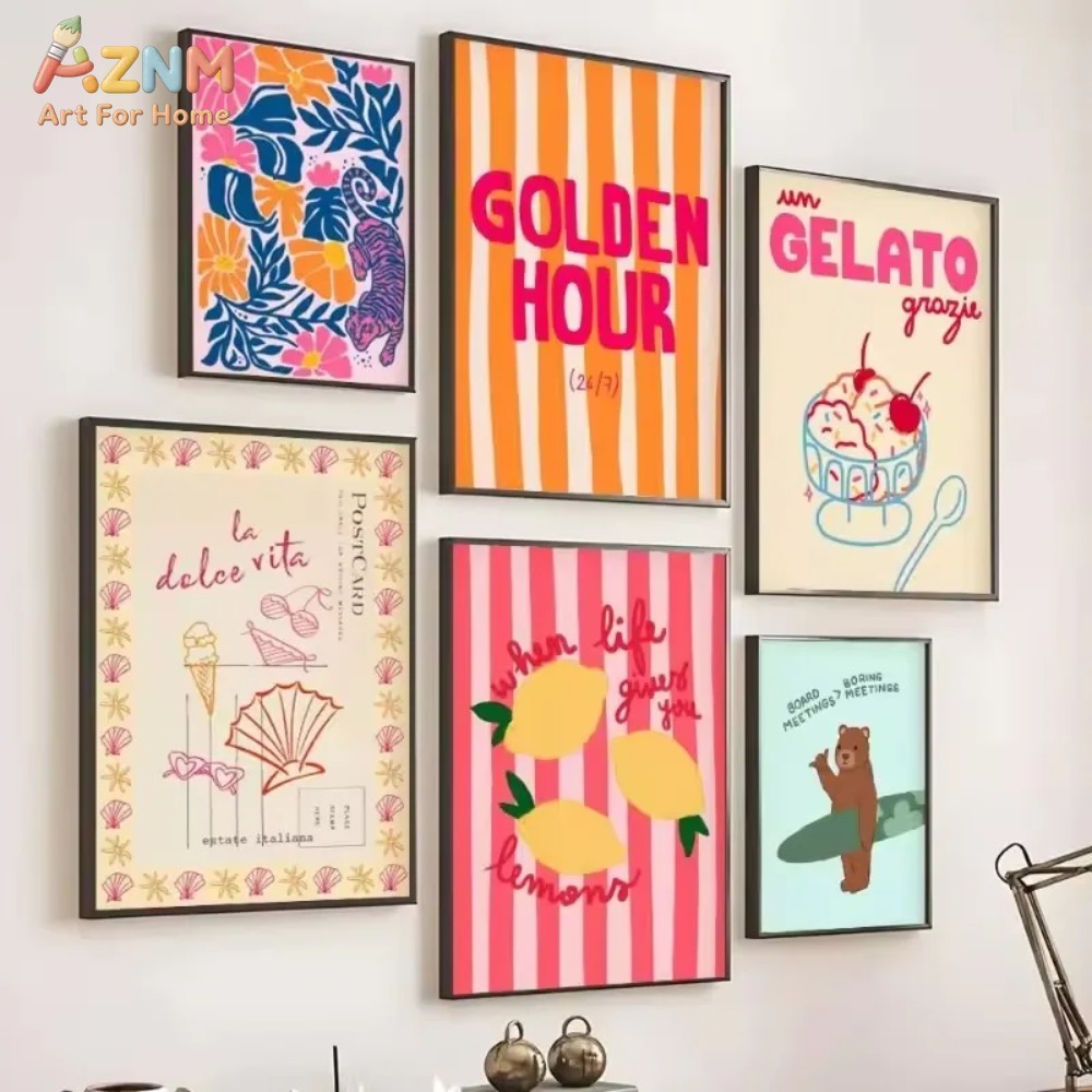 AZNM Kleurrijke zomerse citroe - Home Decor Y2K recensie en prijs